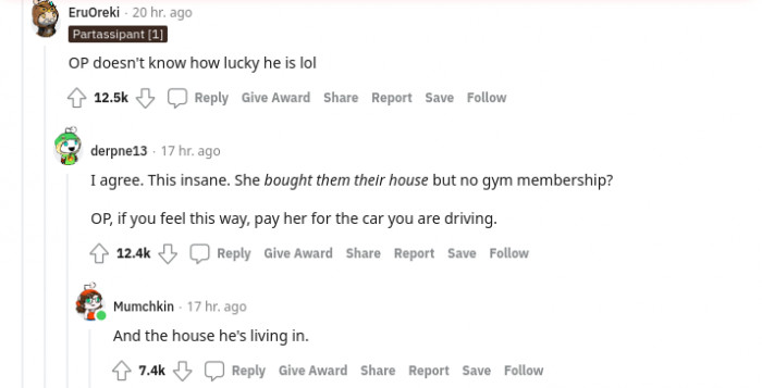 The OP doesn't realize how lucky he is