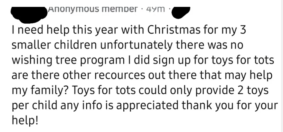 Here's the post in question...