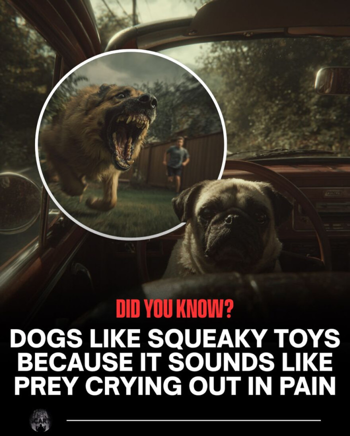 2. Why dogs like squeaky toys