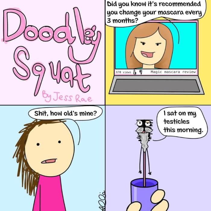 20. Mascara’s bowel movements