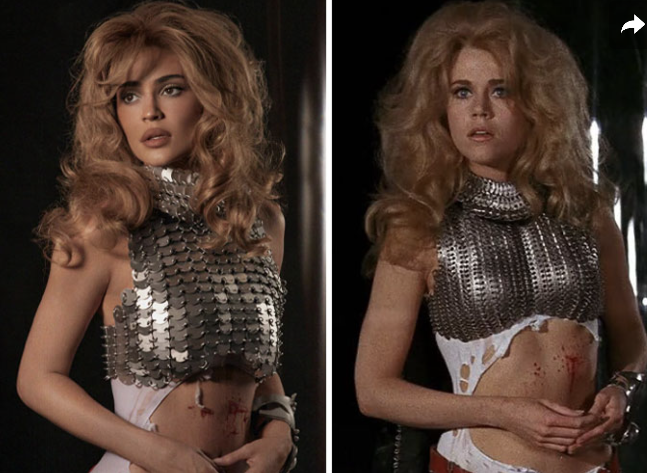 24. Kylie Jenner as Barbarella