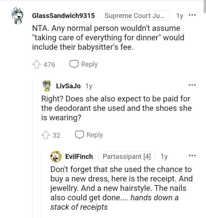 Taking care of everything for dinner