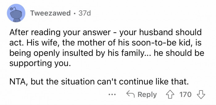 6. Would not be surprised if you leave him, OP.