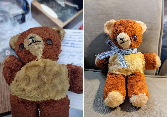 6. Cleaned Up 60+ Year Old Teddy