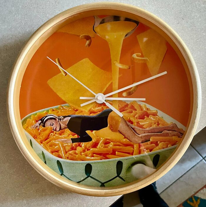 "Why Does It Feel Like I Won The Lotto Over A Mac N Cheese Clock?"