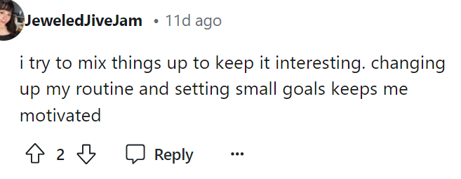 Changing up your routine is key. If you have work to do at home, consider switching rooms, going outside, or enjoying a drink while you work.