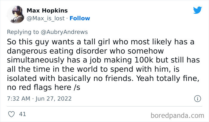 37. What this guy wants...