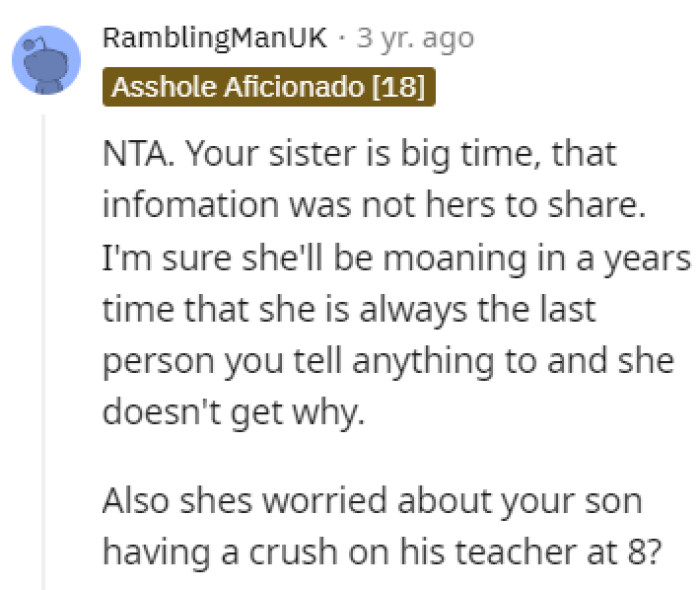 No reason to share that information