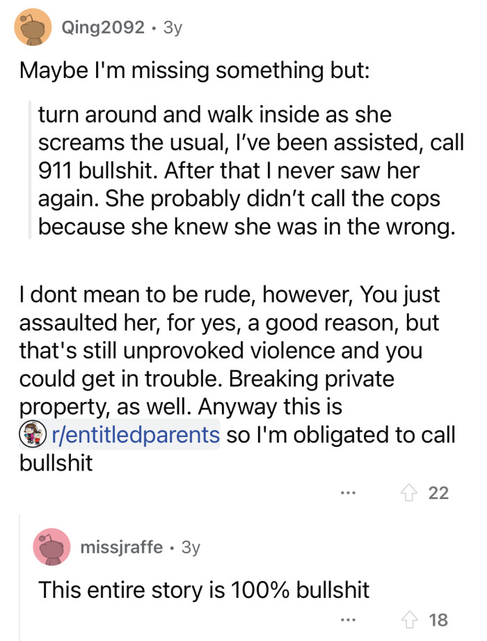 No matter what happened before, OP assaulted another person.