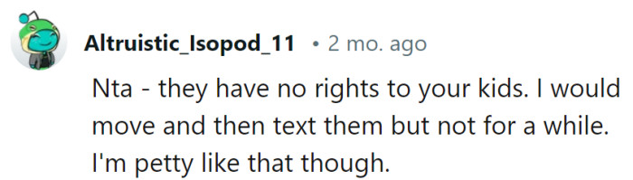 Their kids, their rules—and a sprinkle of pettiness in the recipe for good measure!