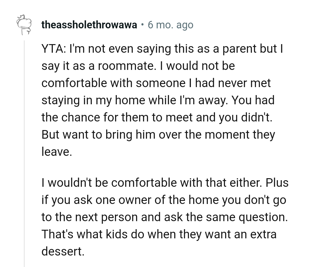 The chance for them to meet