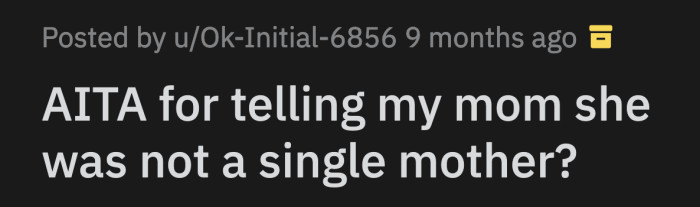 OP's mom is a wedding planner, but his fiancée relied on Emma heavily for their wedding preparations.