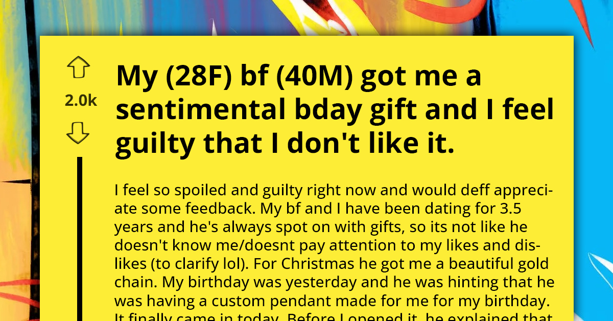 Woman Grapples With Guilt For Disliking Her Custom Neckpiece Inspired By Boyfriend’s Late Mother