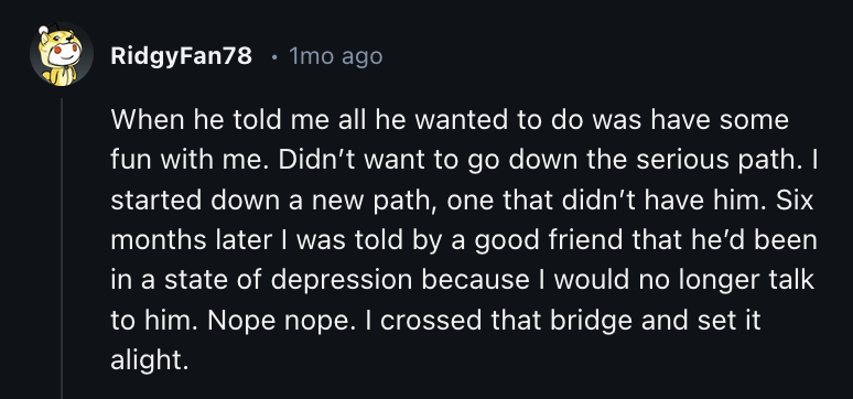22. At that point, he was his own problem.