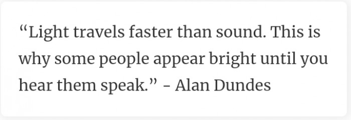 5. Light travels faster than sound