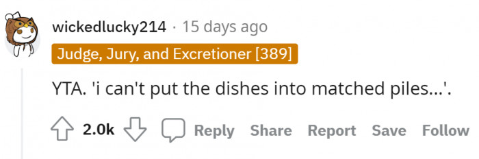 The first comment is pure gold, honestly. Simply stated, but basically, he said it himself.