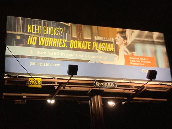 38. This billboard like 100 ft off my college campus