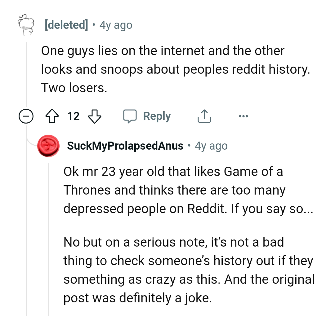 On a serious note though...