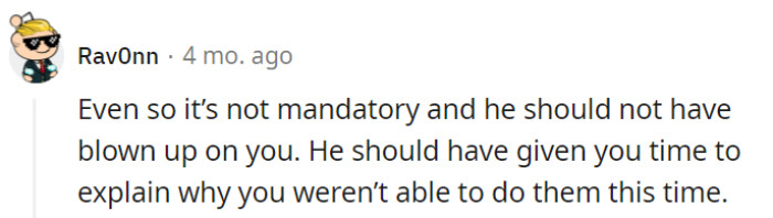 It's not a pizza emergency; there's always time to discuss and find a slice of understanding. No need to blow up like an overcooked calzone!