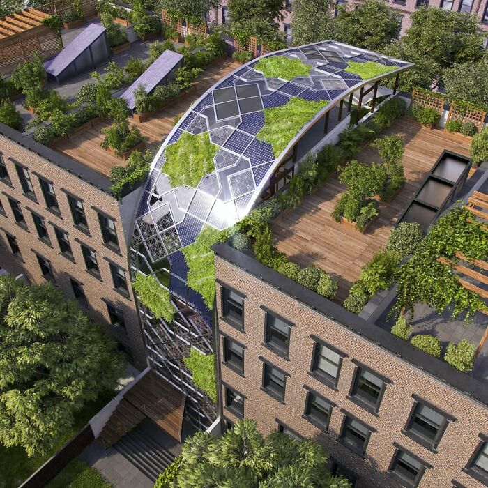 7. Green Castle Eco-House in Harlem, NYC, by Luis De Garrido.