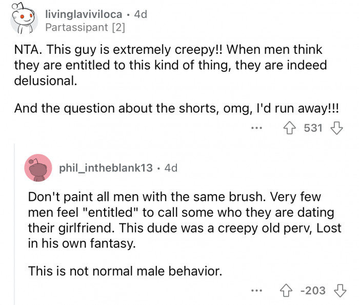 Terry's delusions led him to believe all these years that he had been dating OP.