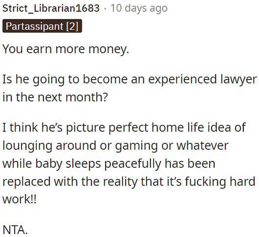 His relaxed home life idea has turned into hard work!