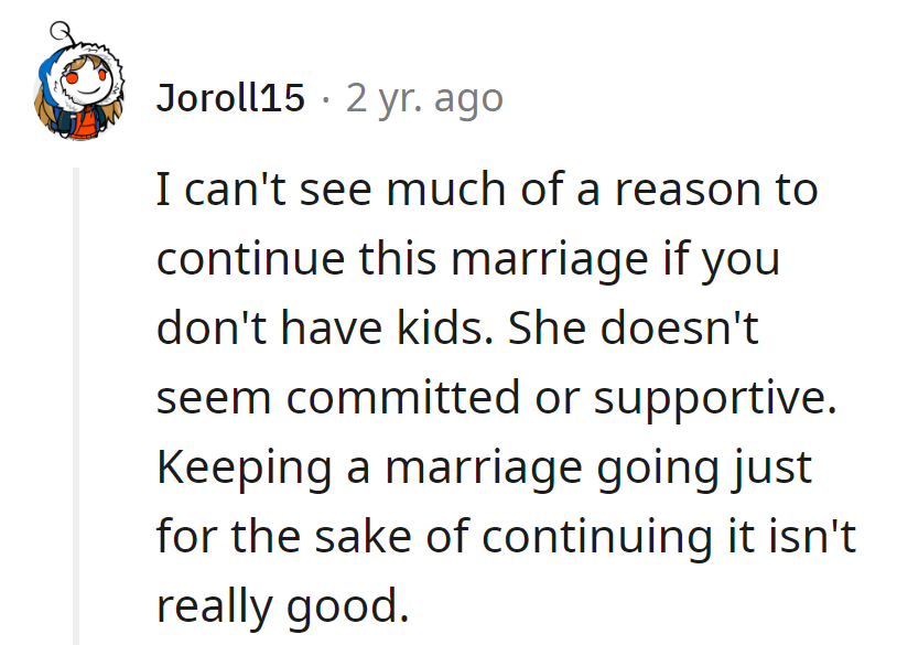 Marriage sans commitment or support? Cue the finale; it's time for a reboot.
