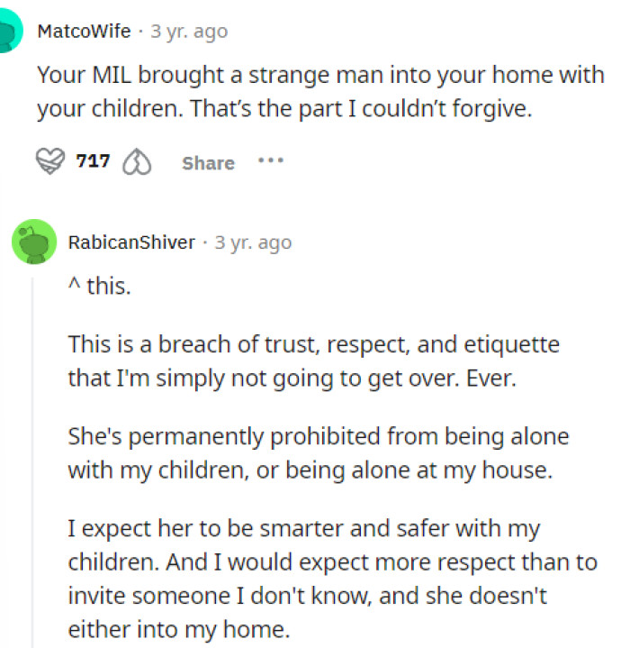 This would be what I'd be stuck on too because I don't think I could really trust her after that, especially since that just seems kind of childish.