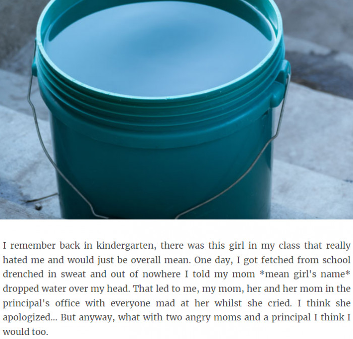 30. She apologized in tears