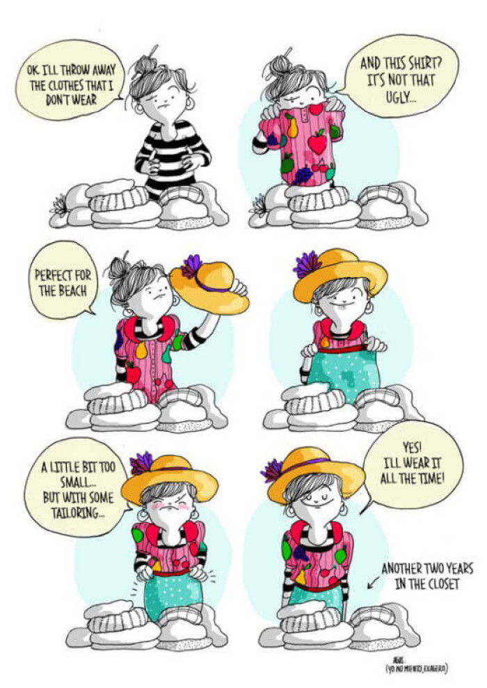 22. A common struggle among girls.