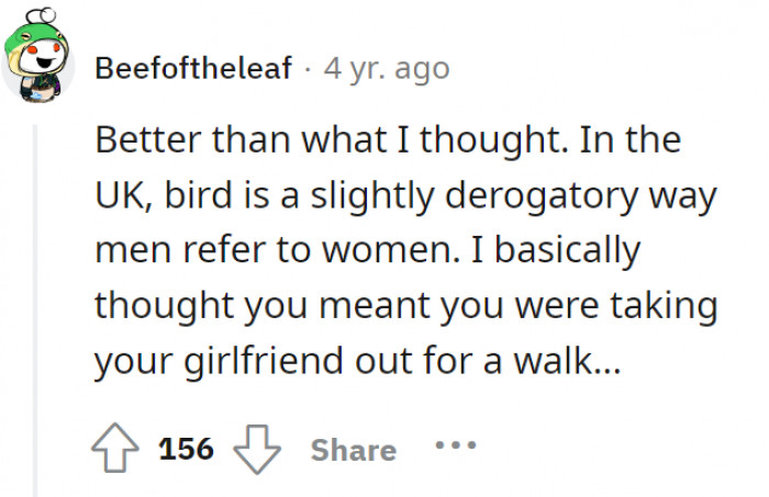 The start of the story gave this commenter a wrong impression. Lol.