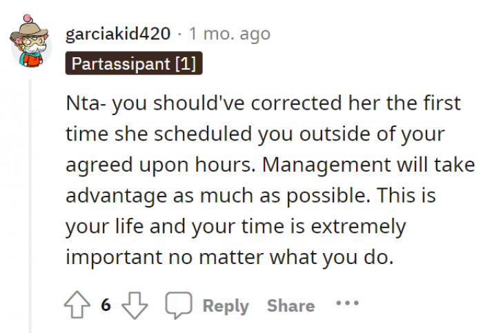 Fight for your life—a.k.a. correct her!