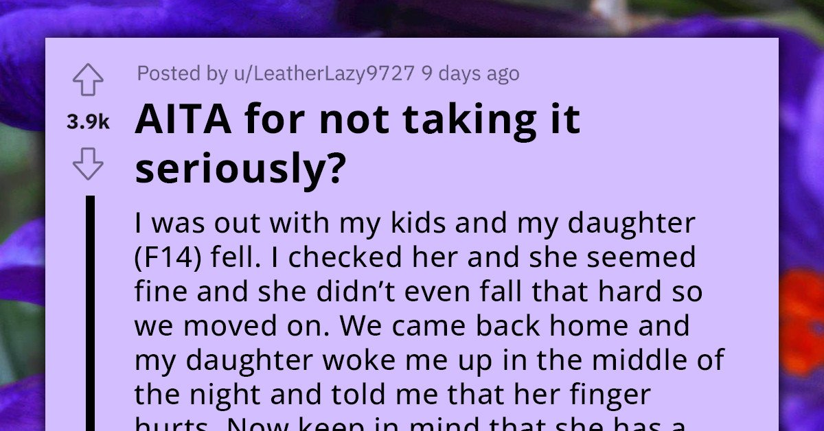 Reddit Users Rightfully Scold Neglectful Mom For Dismissing Daughter's Pain As Overreaction When She Actually Had Broken Finger Bone