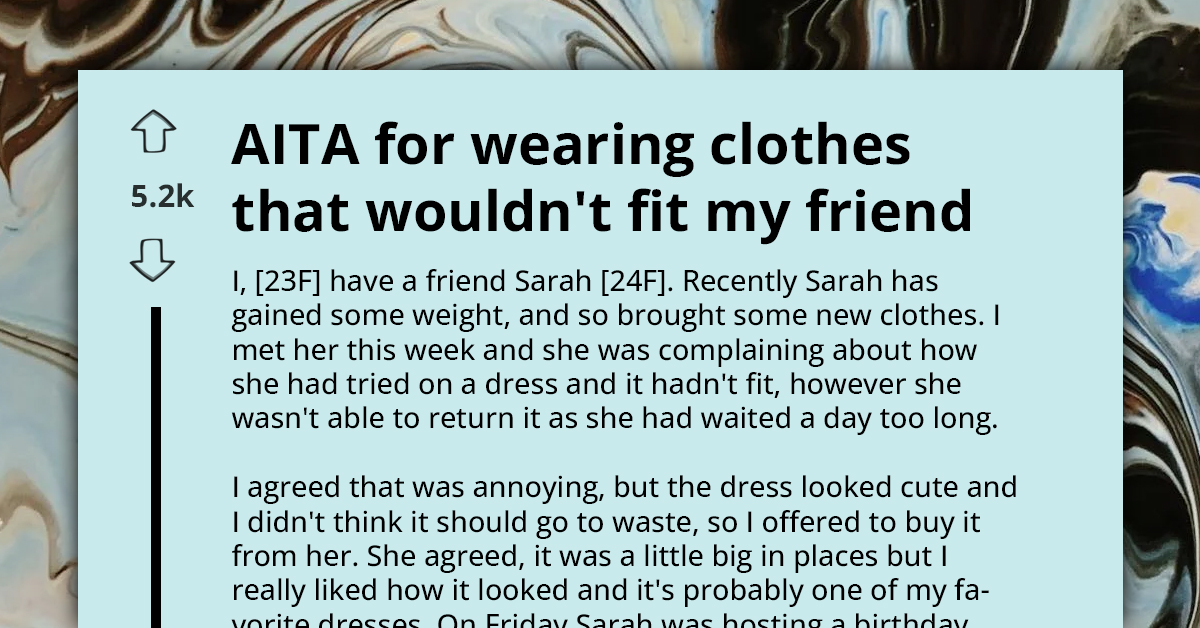 Party Guest Refuses To Change Out Of Dress She Bought From Host Even After She Asked Her To Because It Was An Anniversary Gift From Her BF