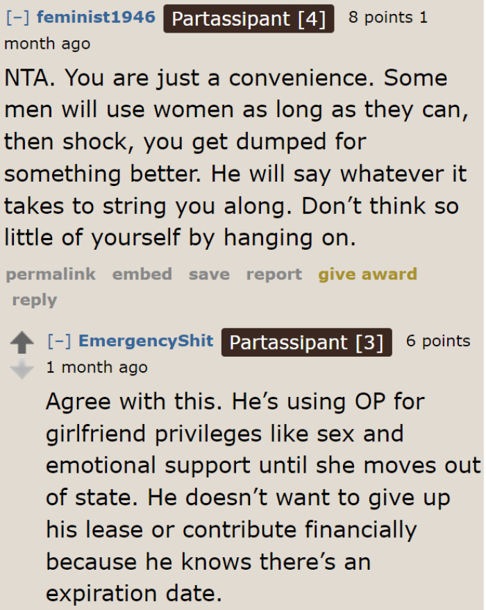 Some users think that the guy is a user.