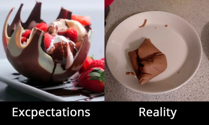 45. We tried fancy treats with the GF and totally nailed it.