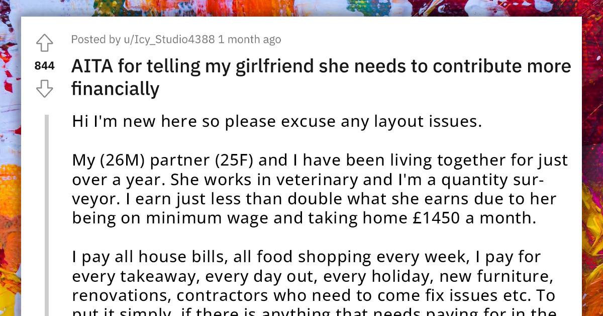 Guy Asks Girlfriend To Contribute Towards Household Expenses, But She Throws A Fit Instead