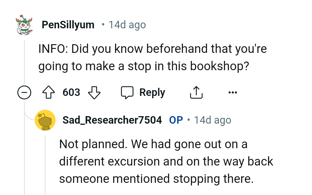 Here are some of the most upvoted comments from other Redditors for you to read through below