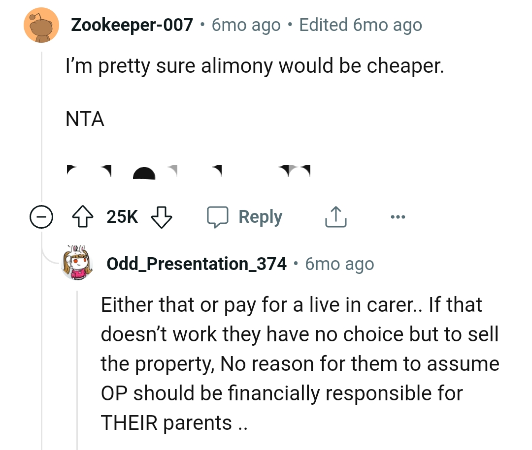 Why would they assume the OP will be the one to pay a huge share?