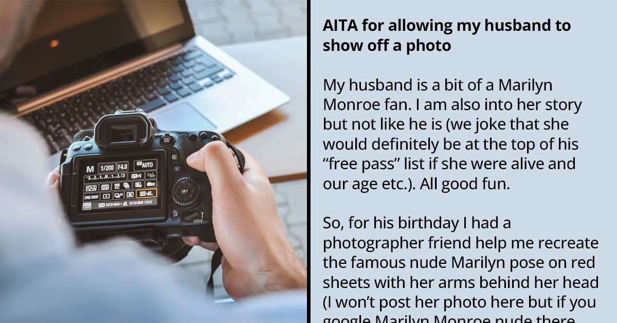 Her Character Is Being Questioned For Recreating Marilyn Monroe's Nude Photo For Her Husband, Who Then Showed It Around