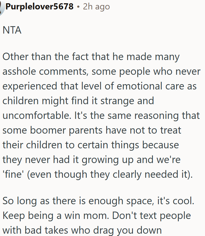 No real friend makes you doubt your worth as a caring, capable parent.