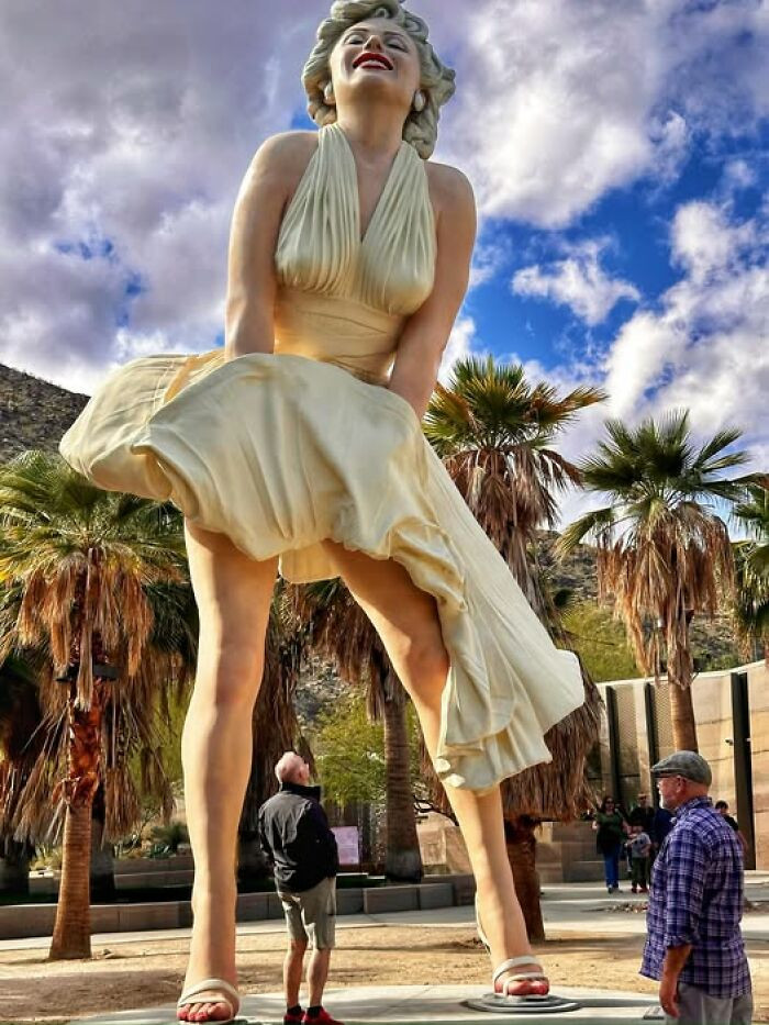 "Marilyn Monroe In Palm Springs"