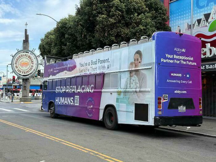 "Company Behind Fake Parenting AI And Anti-AI Billboard Turns Out To Be An AI Company"