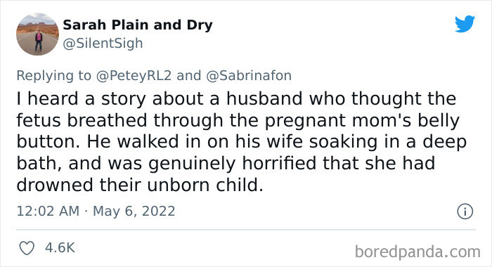 9. Is that how belly buttons work?