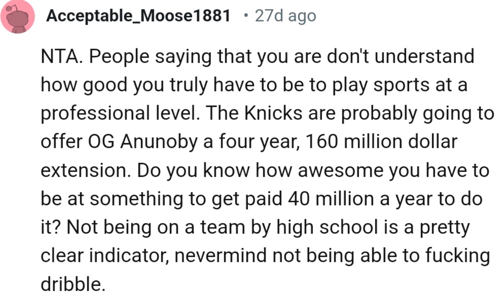 We've gathered some fascinating comments from the Reddit community;