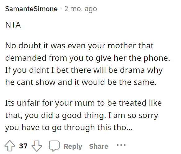 People are saying that she probably would have found out regardless because it would have just continued.