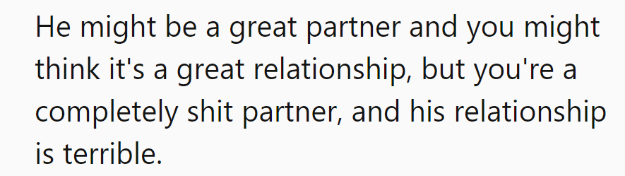 Great partner, terrible partner? Talk about a relationship seesaw.