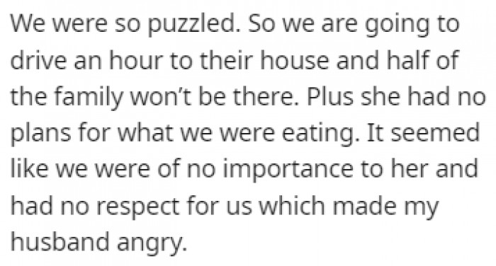 The Husband Was Furious Because It Seemed Like She Had No Respect for Them