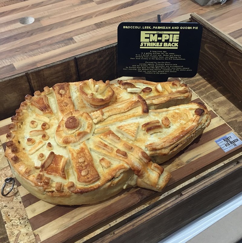 When the dark side hosts a bake sale to raise money for more artillery. Nice try, Darth Vader.