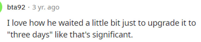 This was probably the biggest thing that people recognized in this conversation because he clearly thought that was going to make a difference.